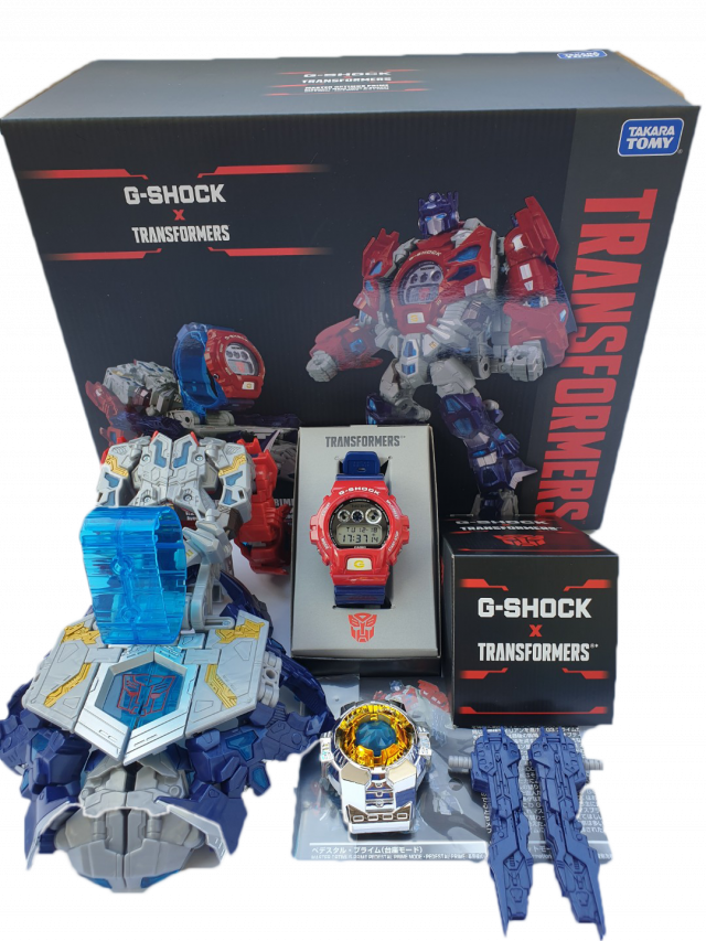 Коллаборация G-SHOCK и ТРАНСФОРМЕР Optimus Prime.